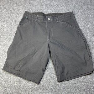 Kuhl Renegade Shorts‎ Mens 34 UPF 50 Grey 8 Pocket Stretch Wicking Tech Short